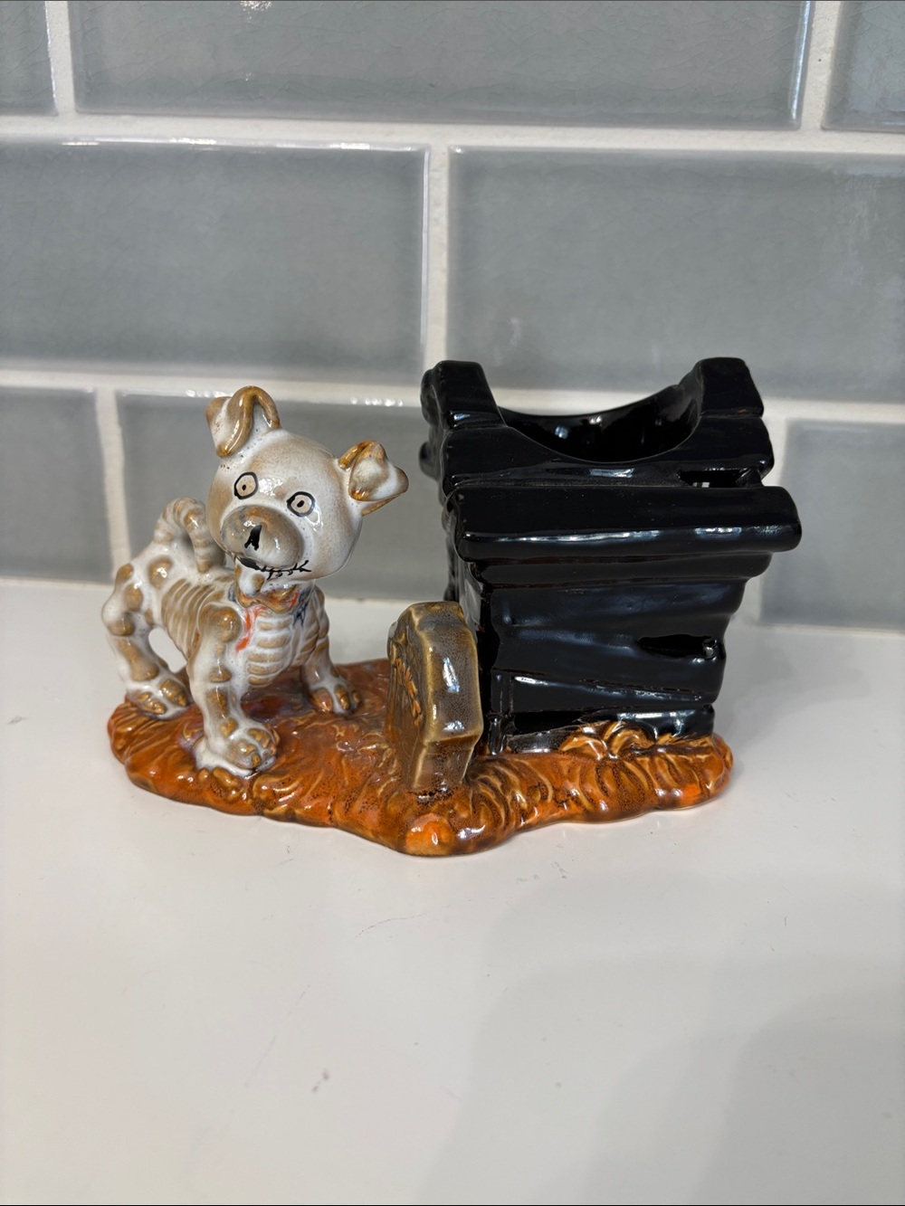Yankee Candle BONEY BUNCH 2013 Bonesy w/ Dog House Votive Holder